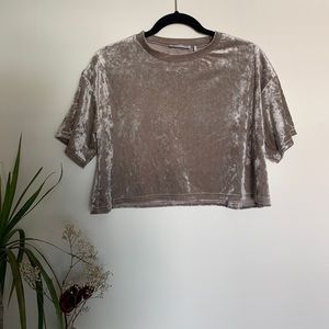 *SOLD* UO Velvet Crop Top